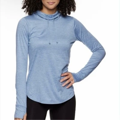 GAIAM MOVIMIENTO SUDADERA CON CAPUCHA AZUL SOMBRA BREZO MUJER’S TALLA XXL Atlética NUEVA Foto 1 de 4
