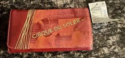 Cartera CIRQUE DU SOLEIL para mujer triple plegable nueva con etiquetas  Foto 1 de 4