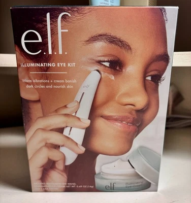 e.l.f. Kit Iluminador Ojos Varita y Crema | Nuevo | Tratamiento Ojeras Foto 1 de 3