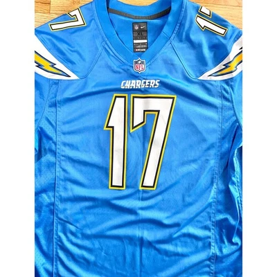 Camiseta de fútbol americano Nike NFL Los Angeles Chargers Philip Rivers #17 LA XL Foto 1 de 4