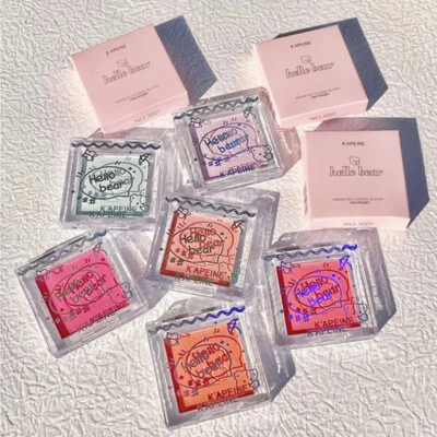 Monochrome Blush Palette Beauty Makeup Matte Powder Blusher Powder Blusher Matte - Image 1 of 4