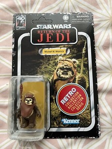 Hasbro Star Wars ROTJ Retro Collection Wicket Ewok 1:18 carded figure (2023)