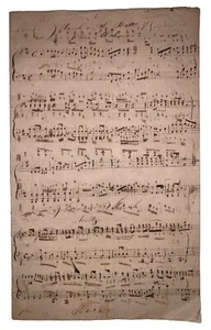 c. 1880, ORIGINAL MUSIC MANUSCRIPT, MARK S YOUNG, COOPERSBURG, LEHIGH COUNTY, PA - Picture 1 of 7