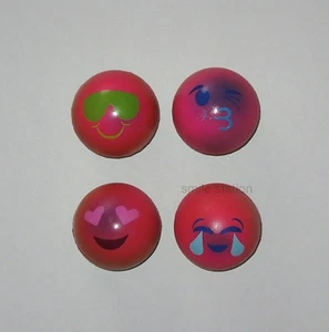 12 Emoji Faces Squeeze Stress Relief Balls Kid Bday Party Goody Bag Favor Toy - Picture 1 of 2