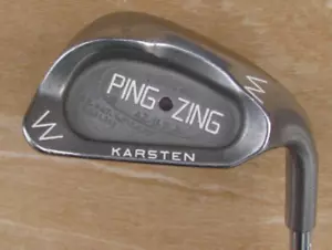 PING ZING PITCHING WEDGE 47 LOFT STIFF FLEX KT-M STEEL SHAFT GOLF CLUB BLACK DOT - Picture 1 of 7