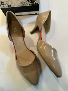 8M cl by laundry shoes Nude Heal W/Melon Trim Vixen Heals. No Scuffs/scrapes. - Picture 1 of 6