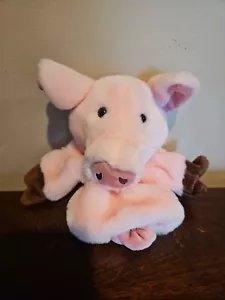 Schwein Schweinchen Langarm Puppe Stofftier Plüsch von The Puppet Company EUC - Bild 1 von 9