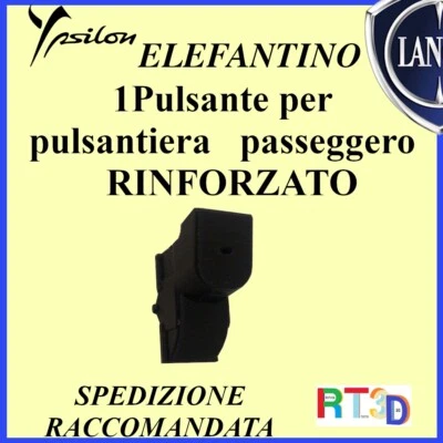 Pulsante passeggero pulsantiera LANCIA Y ELEFANTINO alzavetri finestrini tasto - Immagine 1 di 2