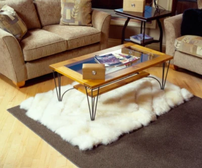ALFOMBRA DE PIEL DE OVEJA - Diseñador Blanc Sur Blanc Foto 1 de 4