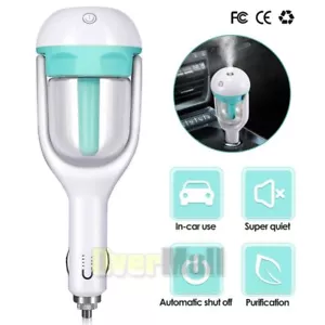 Difusor De Aceite Esencial Para Coche 12V Aroma Vapor De Aire Humidificador Mini - Picture 1 of 38