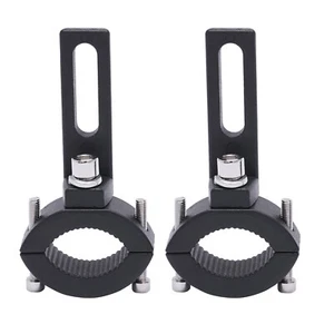 2Pcs Motorcycle Spot Fog Driving Light Fork Mount Clamp Bracket Headlight Holder - Picture 1 of 18
