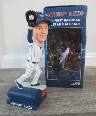 Anthony Rizzo Chicago Cubs Bobblehead 2016 SGA Reynolds Wrap Tarp Catch Cover
