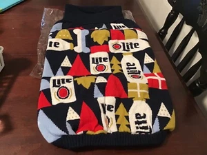 Miller. Lite Dog Sweater Size appears to be for medium size dog - Picture 1 of 2
