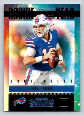 2020 Panini Contenders Rookie of the Year #21 Jake Fromm (ref 193572) - Image 1 of 2