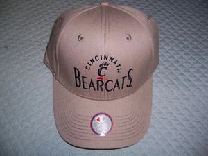 Champion Men's Cincinnati Bearcats Classic tan Adjustable Hat cap NWT stitched - Picture 1 of 2