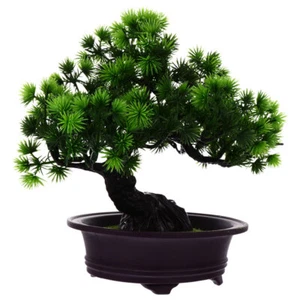 Outdoor Fake Tree Green Plant Welcoming Pine Ornaments Decor Artificial Potted - Picture 1 of 11