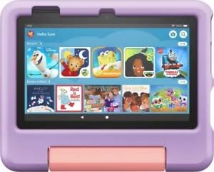 🔥🔥 NEW! Amazon Fire 7 Kids 12th Gen (2022) 32GB Tablet Wi-Fi 7" - Purple 🔥🔥 - Picture 1 of 6