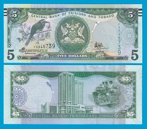 Trinidad and Tobago 5 Dollars P 47c 2006 (ND 2017) UNC ( P 47 c ) Sign. Hilaire - Picture 1 of 1