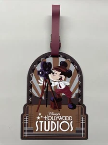 Disney Hollywood Studios Mickey Mouse Luggage Tag Rare Limited Discontinued - Picture 1 of 6