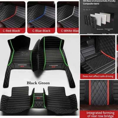 For Chevrolet Camaro SS 2010-2025 Car Floor Mats All Weather Carpets - Изображение 1 из 4