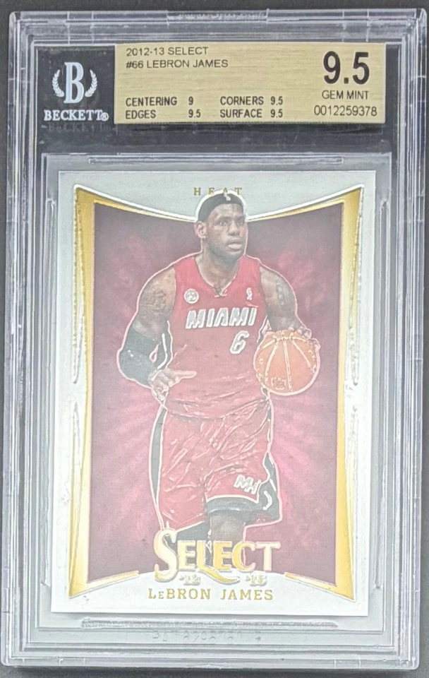 LeBron James 2012-13 Panini Select LEBRON JAMES 1st Year Select #66 Heat - Image 1 of 2
