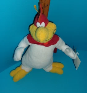 Vintage 1998 Nebelhorn Leghorn Hahn Plüsch von 10 Zoll Warner Bros. Looney Tunes - Bild 1 von 6