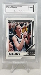 Gema graduada Caitlin Clark como nueva 10 2024 Panini Donruss Iowa Hawkeye SuperStar - Imagen 1 de 3