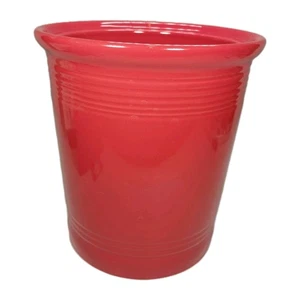 Fiestaware scharlachrot groß 8" Kanister Topf - ohne Deckel - ZUSTAND LESEN. - Bild 1 von 8