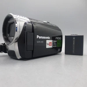 Panasonic SDR-H81 Handheld 60GB HDD Camcorder Black Tested - Picture 1 of 8
