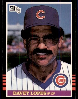1985 Donruss #604 Dave Lopes Chicago Cubs - Image 1 of 2