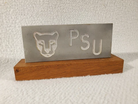 Penn State Nittany Lion PSU Desk Plaque Sign Cover
