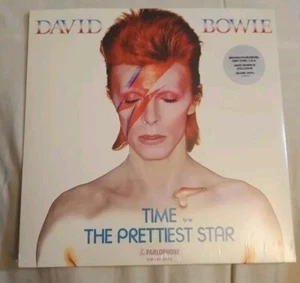 Time b/w The Prettiest Star by David Bowie (Silver Vinyl 7" 2018 Parlophone) NEW - Picture 1 of 2