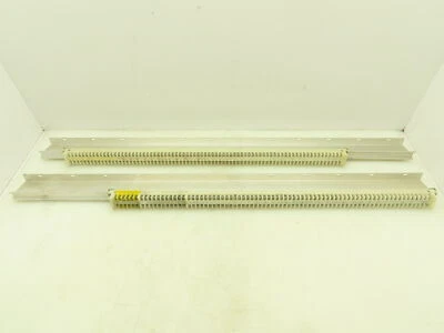 Allen Bradley 1492 Style F White Terminal Block (100 pcs)  36" Aluminum DIN Rail - Image 1 of 4