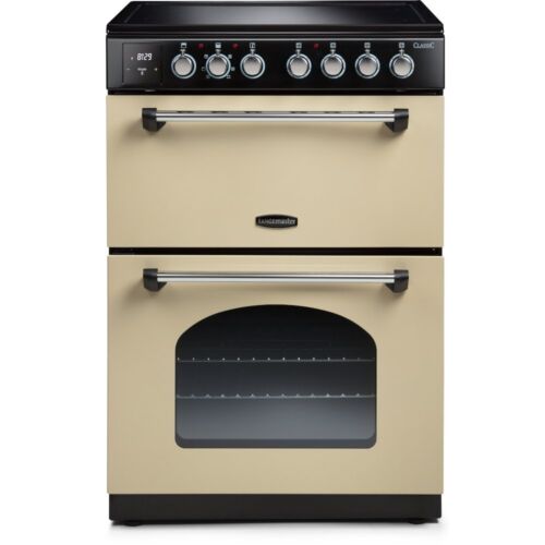 Rangemaster Classic CLA60EICR/C Cream / Chrome Electric Cooker with Double Oven