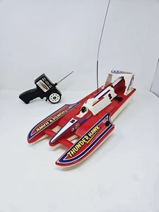 VTG 1987 Remco Radio Control Thunder Hawk 1601 Racing With Controller UNTESTED - Picture 1 of 11