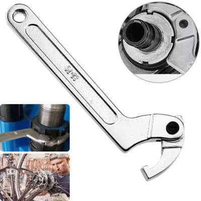 Square Eng Adjustable Hook C Spanner Tool Wrench Motorcycle Suspension 32-76mm - Image 1 of 4