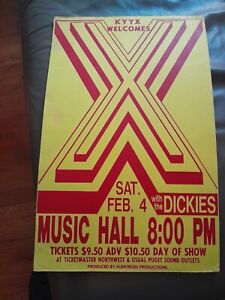 X The Band The Dickies Punk Rock Boxing Poster