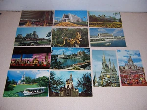 1970s WALT DISNEY WORLD FL. VTG POSTCARD LOT of 12 DIFF. - Picture 1 of 1