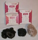 Vintage "Dynel" Doll Wig by Dollspart Size 12 Victoria Red & More Lot of 6 Wigs