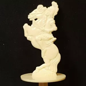 1960 CHESS 3/Knight Buried Treasure Plastic Ice Cream Stick ivory color - Picture 1 of 6