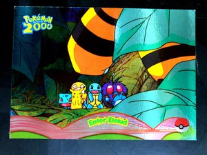 topps Pokemon Lugia Movie 2000 FOIL #4 Enter elekid