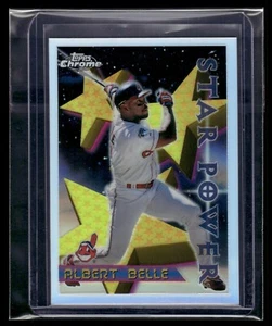 1996 Topps Chrome Refractor #83 Albert Belle Indians * Iconic Set! * - Picture 1 of 2