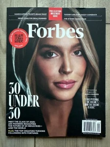 2024 FORBES Magazine Dec Jan 2025 ALEX COOPER Donald Trump TUCKER 30 Under 30 - Picture 1 of 1