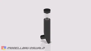 1:18 Moos 3d Druck Diorama - Außenlampe GTS200 Wandlampe *Restposten* - Picture 1 of 2