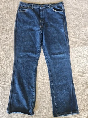 Pantalones de mezclilla azul Sheplers vintage para hombre talla 38x32 hechos en EE. UU. pierna recta Foto 1 de 4