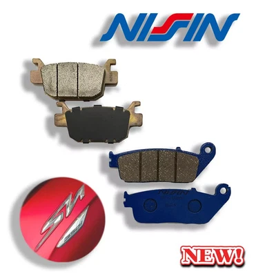 Paire / Plaquettes Honda Sh / 350 2021 Nissin Original 2P334ST 2P202NS Scooter - Photo 1/3