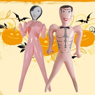 MEMOHEY 150cm Blow Up Inflatable Male Female Doll Stag Night Hens Party Xmas Gift Decor