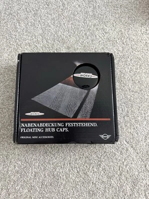 Genuine MINI JCW Floating Weighted Wheel Cap Set 56MM 3612469710 - Image 1 of 3