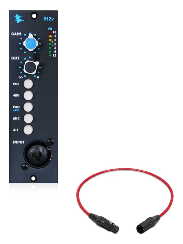 API Audio 512v | 500 Series Mic Preamp | Pro Audio LA - Image 1 of 4