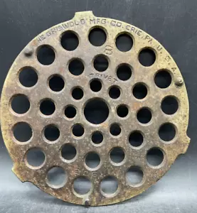 #8 Griswold Sottopiano in ghisa 206 completamente marcato copriforno olandese - Foto 1 di 9